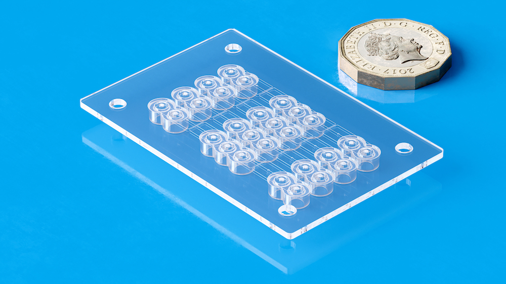 microfluidics chip design UK manufacture